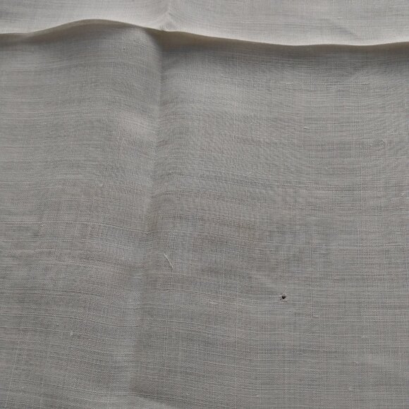 Vintage Linen Tablecloth & Napkins Set Black Cross Stitch Dragon Boat Pagoda - Picture 2 of 16